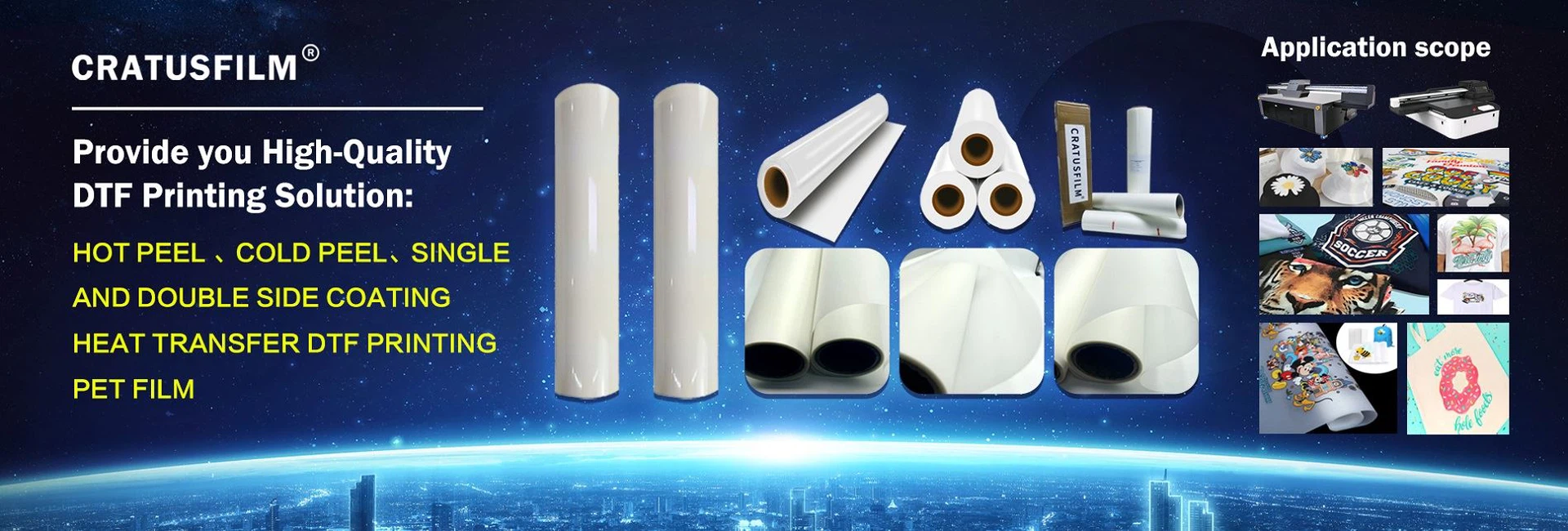 Thermally curable release film is a kind of release film which is made by coating the surface of PET film with methyl silicone oil as release agent and then curing at high temperature. It can be divided into single-side and double-side release membranes.